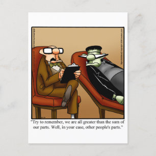 Hilarious Halloween Humour Postcard 