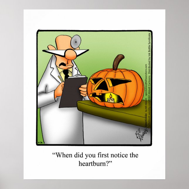 Hilarious Halloween Humour Poster  (Front)