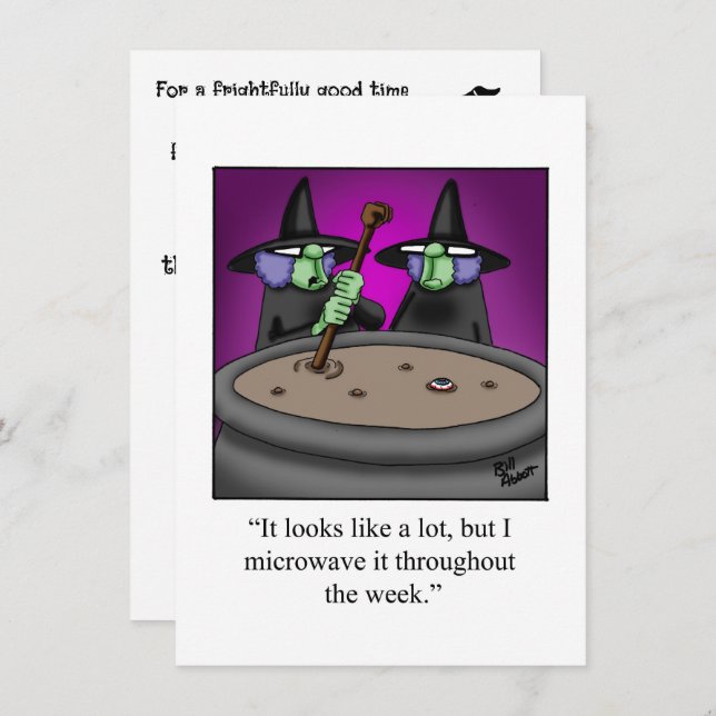Hilarious Halloween Party Invitations  (Front/Back)