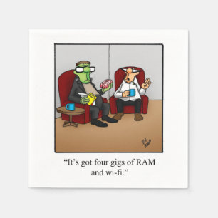 Hilarious Halloween Party Napkins 