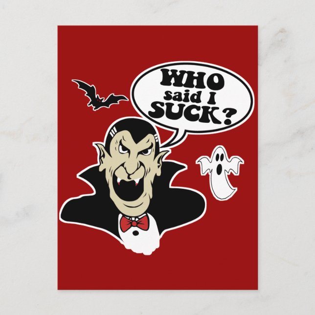 Hilarious Halloween Postcard (Front)