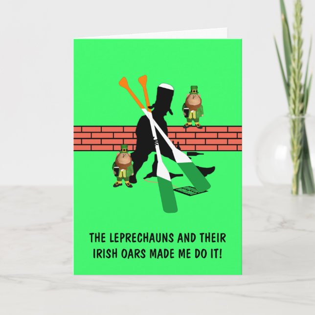 Hilarious Irish Card (Front)