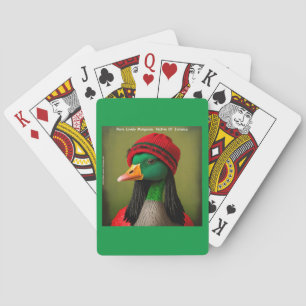 Hilarious Jamaican Mongoose Reggae Goose Playing Cards