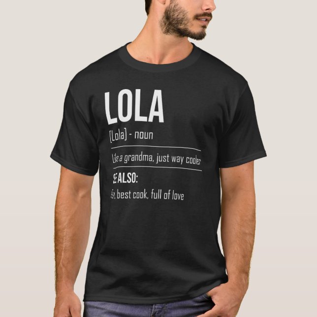 Hilarious Lola's Grandmother Nan Nanny Filipinos S T-Shirt (Front)
