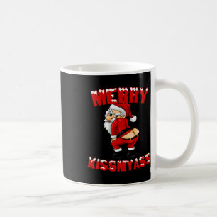 Hilarious Merry Kissmy Christmas Santa  Coffee Mug
