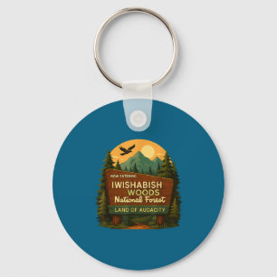 Hilarious National Quotes Woods Forest Iwishabish  Key Ring