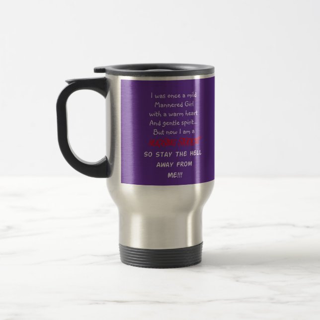 Hilarious Nursing Student Gifts Travel Mug (Left)
