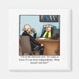 Hilarious Office Humour Magnet Gift