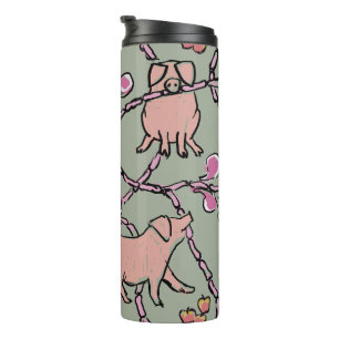 Hilarious pattern Chinese Pig Year Choose Colour T Thermal Tumbler