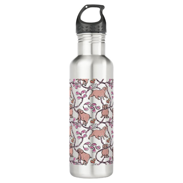 Hilarious pattern Chinese Pig Year Choose Colour W 710 Ml Water Bottle (Front)