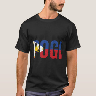 Hilarious Pogi Statet In Philipe Flag T-Shirt