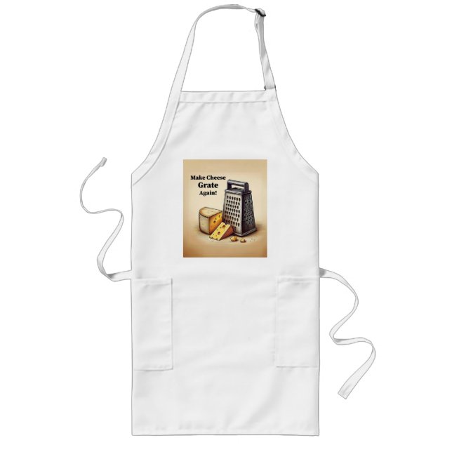 Hilarious Political American Yellow Long Apron (Front)