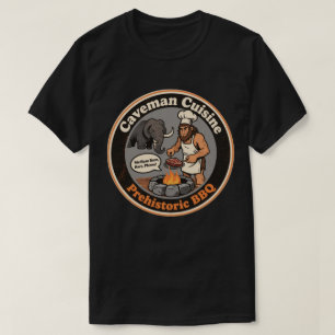 Hilarious Prehistoric BBQ Fun T-Shirt