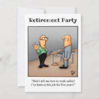 Hilarious Retirement Party Invitations