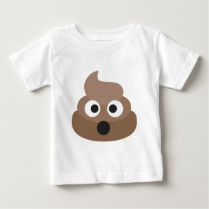 Hilarious shocked Emoji Poop Baby T-Shirt