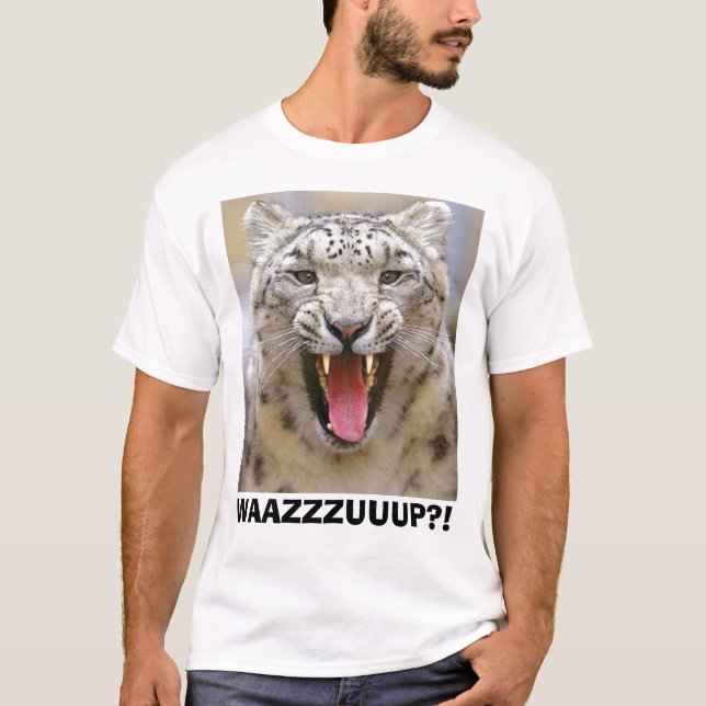 Hilarious snow leopard T-Shirt (Front)