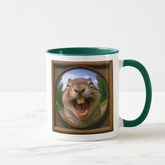 hilarious squirrel mug (Right)