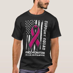 Hilarious Support Squad Hemochromatosis Awareness T-Shirt