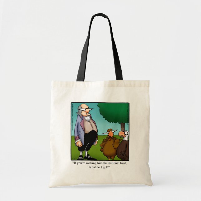 Hilarious Thanksgiving Humour Tote Bag Gift (Front)