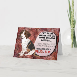 Hilarious thought from your Beagle Birthday Card