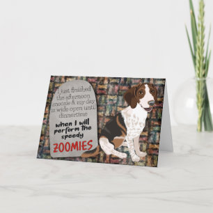 Hilarious thought from your Beagle Birthday  Card