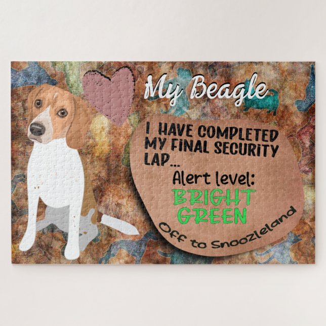 Hilarious thought from your Beagle Jigsaw Puzzle (Horizontal)