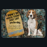 Hilarious thought from your Beagle Magnet<br><div class="desc">Your Beagle has his own unique language. He can express his thoughts and feelings about how much he loves you. Are you ready to hear what your dog is thinking,  especially on your birthday? This hilarious thought will get laughs and your best friends will love it.</div>