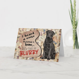 Hilarious thought from your Labrador Birthday Card