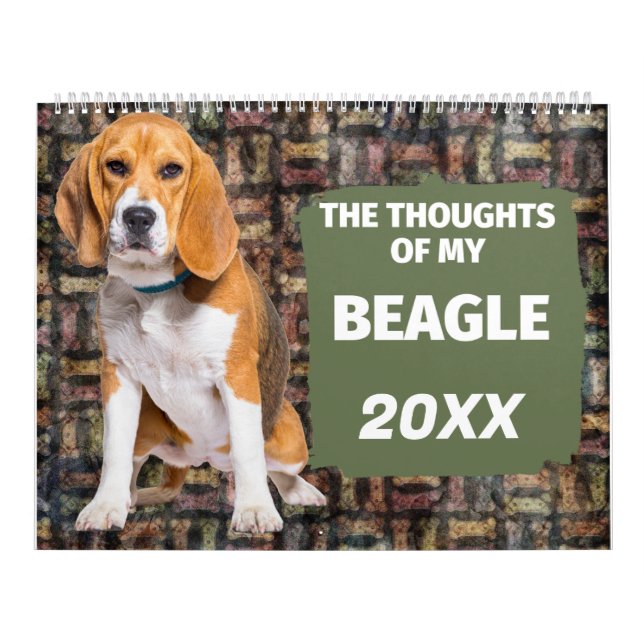 Hilarious Thoughts of My Beagle Calendar (Cover)