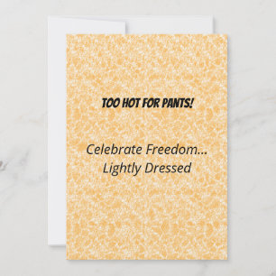 Hilarious Tropical Santa Holiday Card