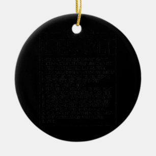 Hilarious Troubleshooting Software Engineer Ceramic Ornament