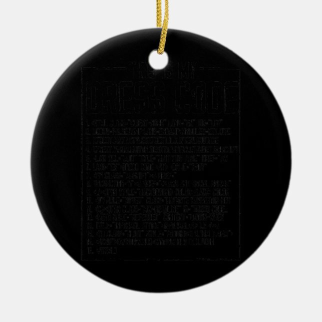 Hilarious Troubleshooting Software Engineer Ceramic Ornament (Front)