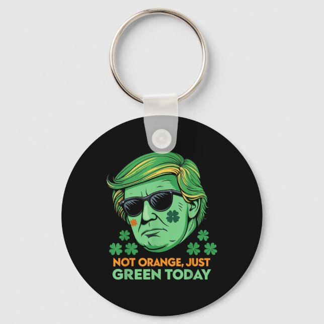 Hilarious Trump St. Paddy’s  Key Ring (Front)