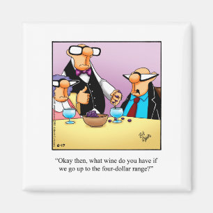Hilarious Wine Humour Magnet