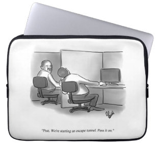 Hilarious Workplace Humour  Laptop Sleeve