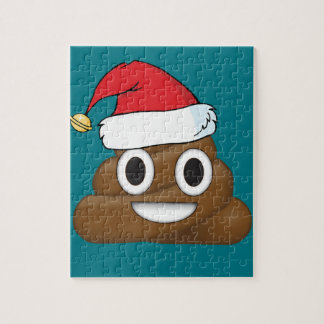 Hilarious Xmas Poop Emoji Jigsaw Puzzle