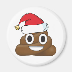 Hilarious Xmas Poop Emoji Magnet