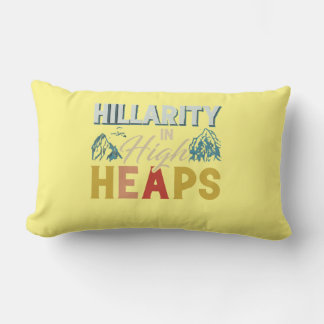Hilarity in High Heaps Lumbar Cushion