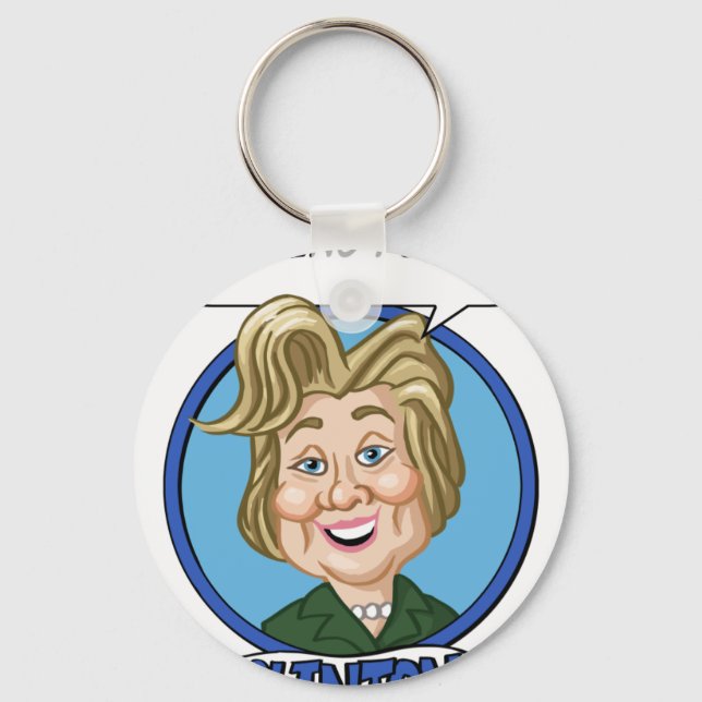 Hilary Clinton Election 2016 Key Ring (Front)