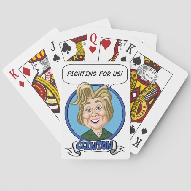 Hilary Clinton Election 2016 Playing Cards (Back)