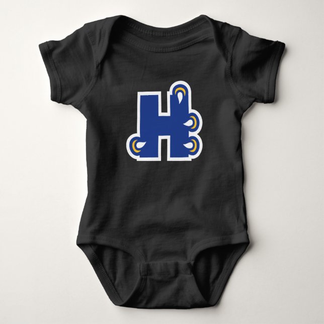 Hilbert College H Baby Bodysuit (Front)