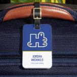 Hilbert College H Luggage Tag<br><div class="desc">Step up your everyday game and show the world your undeniable school pride with this official Hilbert College branding! Whether you are a dedicated student crushing your classes, a proud alumni representing your collegiate roots, or a passionate fan cheering on the Hawks, this authentic merchandise is your absolute ultimate flex....</div>