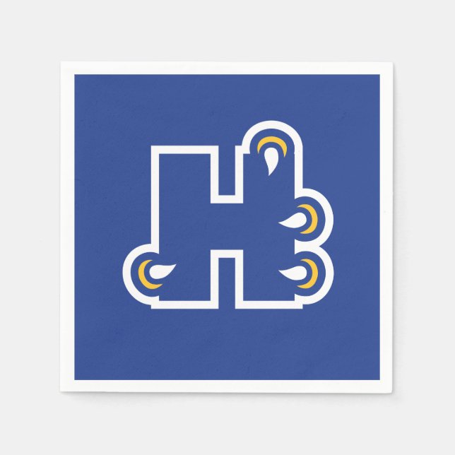 Hilbert College H Napkin (Front)