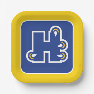 Hilbert College H Paper Plate