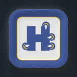 Hilbert College H Paper Plate<br><div class="desc">Step up your everyday game and show the world your undeniable school pride with this official Hilbert College branding! Whether you are a dedicated student crushing your classes, a proud alumni representing your collegiate roots, or a passionate fan cheering on the Hawks, this authentic merchandise is your absolute ultimate flex....</div>