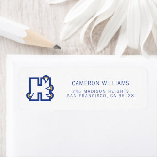 Hilbert College H Return Address Label