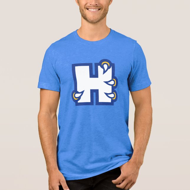 Hilbert College H Tri-Blend Shirt (Front)