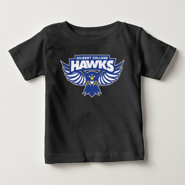 Hilbert College Hawks Baby T-Shirt (Front)
