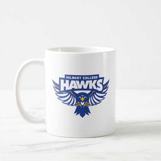 Hilbert College Hawks Coffee Mug (Left)