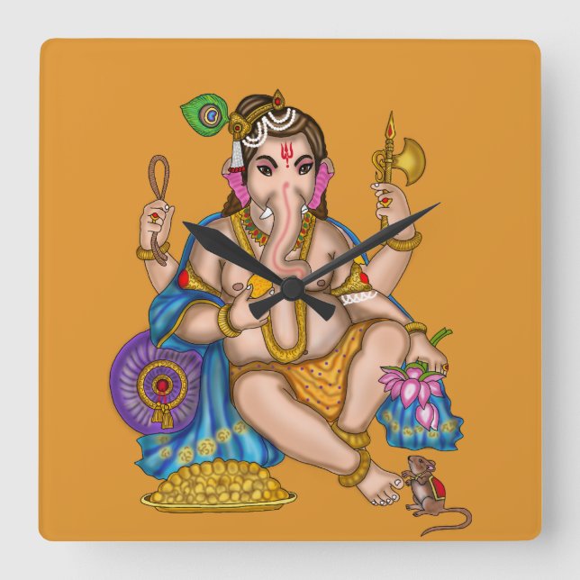 hild Ganesha Wall Clock (Front)
